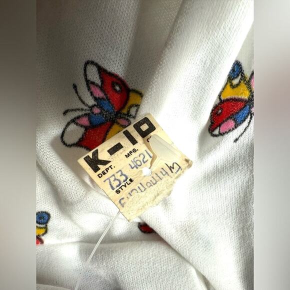NOS vintage 80s butterfly turtleneck. S - Picture 3 of 7